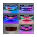 Miniatyrbillede 5 af 5: Bluetooth Lysende Glas LED Futuristiske Briller DIY Lysende Briller Rekvisit til Fest Bar Festival Per.pa
