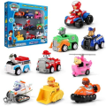 Miniatyrbild 1 av 4: Paw Patrol-fordon med 9 figurer, 35 * 20 * 5 cm - blå