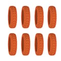 8st/ Set Resväska Hjulskydd Orange
