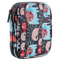 Crochet Hook Storage, Ergonomic Crochet Hook Organizer, Crochet Tool Storage Bag - Floral Pattern