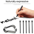Miniatyrbilde 3 av 4: 25 stk Stylus Refill Erstatnings Stylus Touch Pen Spiss Erstatningsstift for Galaxy Note20/Note10/Tab S6/Tab S7 - Svart