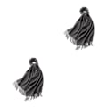 Miniatyrbillede 4 af 5: 1/2/3 Unisex Halsklæde med Frynser Varmt og Hyggeligt Rørhalsklæde til Mørkegrå dark grey 2Set