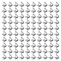Miniatyrbilde 1 av 4: 100 stk. Trekantede binders av papir, holdbare metall rustfrie trekantet design søte binders for memo dokument papir
