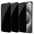 3-Pack iPhone 14 Pro - Sekretess Skärmskydd i Härdat Glas