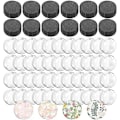 Miniatyrbilde 1 av 5: 48 Sett Håndverk Kjøleskapsmagnet Glass Keramisk Magnet med Selvklebende Bakside og Transparent Klart Glass.pa
