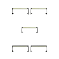 Miniatyrbilde 3 av 5: 1/2/3/5 Lyssterk LED Lyslist Taklampe for SCX10 D90 1/10 Skala 147mm for Wrangler 147mm for Wrangler 5Set