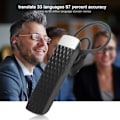 Miniatyrbillede 3 af 5: T2 Smart Bluetooth Oversættelseshøretelefoner Trådløse Realtids 33 Sprog Oversætter Headset Sort