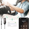Pikkukuva 4 / 5: Bluetooth Aux -sovitin Bluetooth-autovastaanotin USB Handsfree -autosarja Äänivastaanotin sisäänrakennetulla mikrofonilla autokaiuttimille ja kotiteatterille