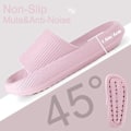 Miniatyrbillede 4 af 5: Dame Tykke Platform Sky Slippers pink 40-41_paris rosa 40-41