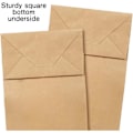 Miniatyrbillede 3 af 4: 100 stk. Papirposer Brune Gaveposer Papir Festposer Kraftpapirposer Fødselsdagsfest Jul Bryllup Firmafest - 12*7*21cm