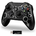 Pikkukuva 1 / 5: Paris Langaton ohjain Xbox Onelle, Xbox-ohjain 2,4 GHz:n langattomalla adapterilla, Xbox One X/Xbox One S/PS3 ja PC (Musta)