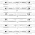 Pikkukuva 1 / 5: 6 kpl R7s Halogeenilamppu 118mm 230W Himmennettävä 230V 4650lm 2800K Lämmin valkoinen Energiaa säästävä Volframi Lineaariset Lamput Kohdevalaisin J118[qb] 78mm