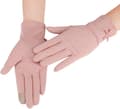Damecykelhandsker med solbeskyttelse, rosa