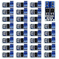 Pikkukuva 1 / 5: 30 KPL MOSFET-kytkimen ohjainmoduuli DC 5V-36V 15A (Max 30A) 400W Kaksois suuritehoinen 0-20KHz PWM DC-moottori S.pa