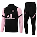 Miniatyrbild 1 av 5: Paris, Atletico Madrid, Inter Milan, Liverpool, Marseille Brasilien Långärmad tröja, träningsdräkt för vuxna och barn, set Black and pink XXL