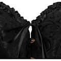 Miniatyrbillede 2 af 4: Jacquardvest shapewear, stropløs korset Sort Sort XL_paris Black XL