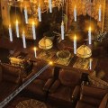Pikkukuva 5 / 5: 12-pack kelluvia kynttilöitä taikasauvalla - Led liekittömät kynttilät Harry Potter Halloween—PA