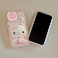Miniatyrbilde 3 av 4: Sanrios Kawaii 3d Hello Kittys Iphone12 11promax Söt tecknad telefonfodral Iphone13 telefonfodral Sminkspegel Födelsedagspresent XsMax