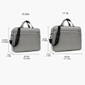 Miniatyrbilde 2 av 5: Laptopveske Skuldertaske GRÅ 15,6 tommer 15,6 tommer grå 15,6 tommer-15,6 tommer