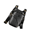 Miniatyrbilde 5 av 5: 1/2/3 Barbersax Hylster Frisørholder Lommeveske Veske Etui Svart 7,5 x 5,5 x 1,6 Tommer Black 7.5 x 5.5 x 1.6 Inch 2Set