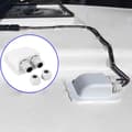 Miniatyrbillede 3 af 5: Dobbelt Tråd Indgangsboks Solpanel Tag Tråd Indgangsboks Kabel Autocamper Dobbelt Hul Campingvogn Ya