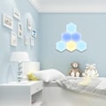 Miniatyrbillede 3 af 5: Hexagon Væglampe / LED lampe i 6 moduler - Fjernstyret—pa