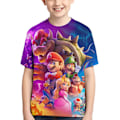 Pikkukuva 1 / 3: Poika Nintendo Super Mario Run graafinen T-paita piirretty lyhythihainen C