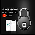 Miniatyrbilde 3 av 5: Starlight Fingeravtrykklås Nøkkelfri Vanntett Bluetooth Smart Hengelås