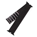 Pikkukuva 2 / 3: Apple Watch 38/40/41 Nylonranneke Musta Sportloop Tarranauhalla—pa