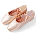 Lette balletsko til piger i pink satin, kompatible med forskellige mærker Pink 35