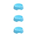 Miniatyrbilde 4 av 5: 3/5 Sikker og giftfri plast hundskål Holdbar og langvarig himmelblå sky blue 3Set