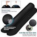 Miniatyrbild 4 av 5: 2 Pcs Keyboard and Mouse Wrist Rest Pad Set for Work