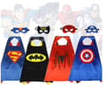Supersankari Cosplay Viitat + Silmänaamio Lapsille Halloween Asu Flash Flash_Paris flash Cloak + eye mask