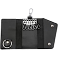 Miniatyrbild 3 av 4: Genuine Leather Key Case, Car Key Bag with Key Chain, Multifunctional, Large Capacity Key Pouch