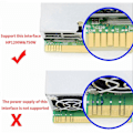 Miniatyrbillede 5 af 5: 3X Breakout Board 17 Port 6Pin LED Display Strømmodul Serverkort Adapter til 1200W 750W PSU GPU.pa