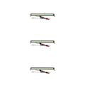 Miniatyrbilde 4 av 5: 1/2/3/5 Lyssterk LED Lyslist Taklampe for SCX10 D90 1/10 Skala 147mm L universal 147mm L universal 3Set