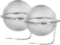 Miniatyrbillede 1 af 4: 2 stk. rustfri te-si af mesh, 3,5 tommer, te-si, te-si-filter til te