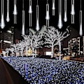 Pikkukuva 4 / 5: LED Putousvalot 30cm 8 Putkea 144 LED Ulkokäyttöön Jääpuikot