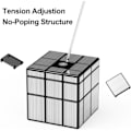 Miniatyrbilde 3 av 5: Mirror Cube 3x3x3 Speed Cube - Sølv Magic Cube Puslespill Leker Kubespill for Barn & Voksne