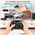 Pikkukuva 2 / 5: Paris Langaton ohjain Xbox Onelle, Xbox-ohjain 2,4 GHz:n langattomalla adapterilla, Xbox One X/Xbox One S/PS3 ja PC (Musta)