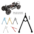 Miniatyrbilde 3 av 5: 1/2/3/5 Foran Trigon Støtte Stang for AXIAL SCX10 Foran Trigon Red red 1Set