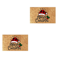 Pikkukuva 2 / 5: 1/2 Pehmeä ja Mukava Merry Christmas Gnome Ovimatto Jouluhatulle Christmas hat 2Set