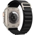 Miniatyrbild 1 av 5: Nylon kompatibel med Apple Watch Ultra Strap 49mm 45mm 44mm 42mm, Armband Sport Strap för iWatch Ultra/8/7/6/5/4/3/2/1/SE, Svart