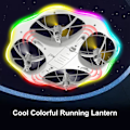 Miniatyrbild 3 av 4: Mini Drone for Kids, RC Drone with Running LED for Beginners, Dual Flight Modes and 3 Batteries, 3D Flip and Full Propeller Protection, Easy to Fly...