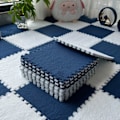 Miniatyrbillede 5 af 10: 10 stk. 30*30cm Baby Play Mat Trænings Børne Måtte LYS lys kaffe light coffee