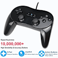 Miniatyrbillede 3 af 5: Klassisk Trådløs Spilkontroller til Wii Remote Game Gamepad Pro Joypad Joystick Kompatibel med Nintendo Wii/Wii U