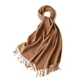 Pikkukuva 1 / 5: 1/2/3 unisex-huivit fransuilla Lämmin ja mukava putkihuivi ruskealle brown 1Set