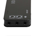 Miniatyrbillede 4 af 5: 2X 3 Port USB 2.0 Hub Ekstern 7.1Ch Lydkort Headset Mikrofon Adapter til Pc Sort.pa