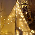 Miniatyrbillede 2 af 5: Julebelysning Juletræ Farvede Lamper Juledekoration LED-belysning Lys Warm White M 40 led USB