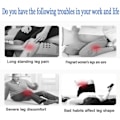 Miniatyrbilde 4 av 4: Hjerteformet Ergonomisk Benpute - Ortopedisk Pute Grå